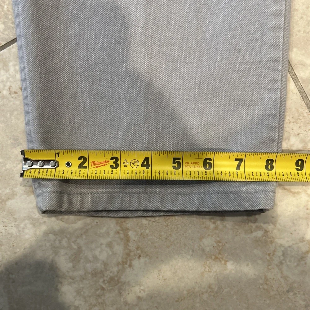 Vintage Levis 550 Jeans Men 36x34 Light Grey Denim USA Y2k Relax Fit Tapered Leg - Picture 9 of 12